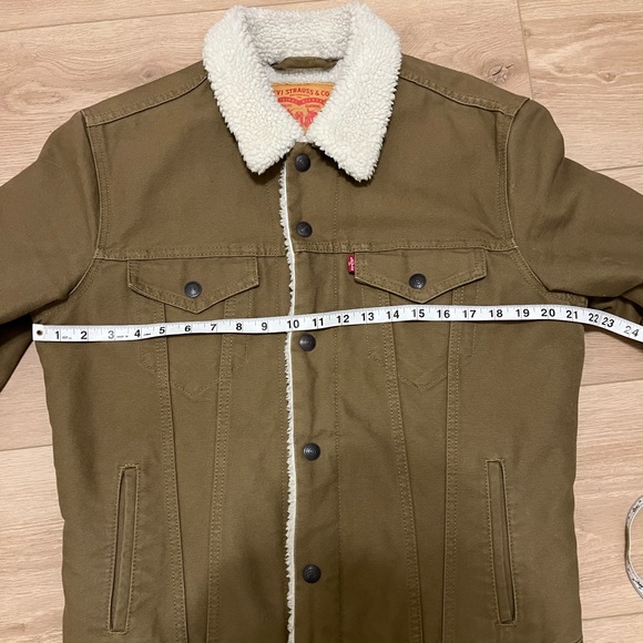 Levi’s Canvas Type 3 Sherpa Trucker Jacket - Picture 3 of 9
